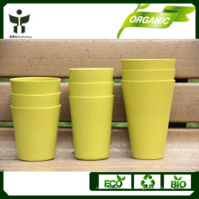 Bio-Becher Bambus-Faser-Kaffeetassen Biologisch abbaubare Cup-Set